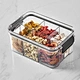 transparent snack storage jar